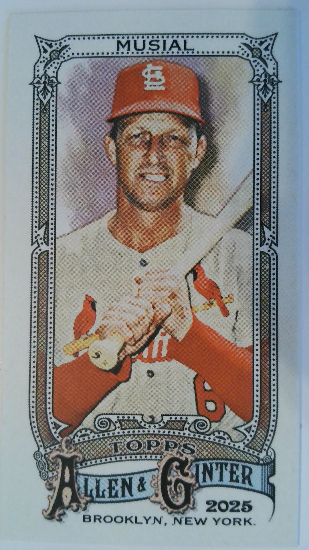 2025 Topps Allen & Ginter Baseball Mini Allen & Ginter Back Stan Musial #64