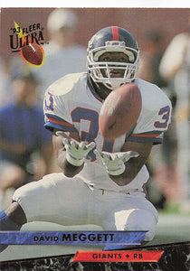 1993 Ultra Football David Meggett #327
