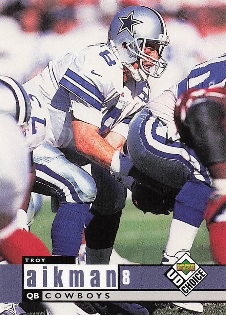 1998 UD Choice Football Troy Aikman #44