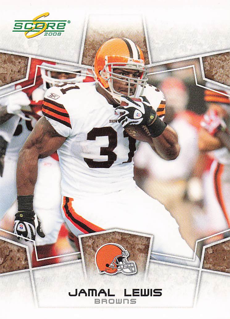 2008 Score Football Jamal Lewis #69