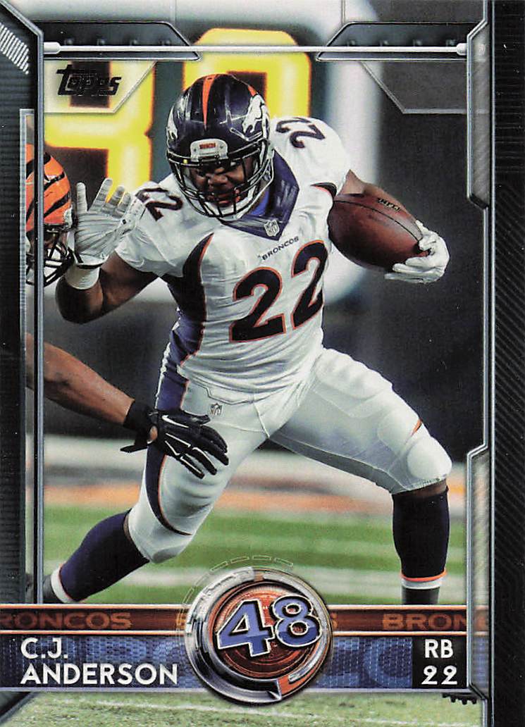 2015 Topps Football C.J. Anderson #346