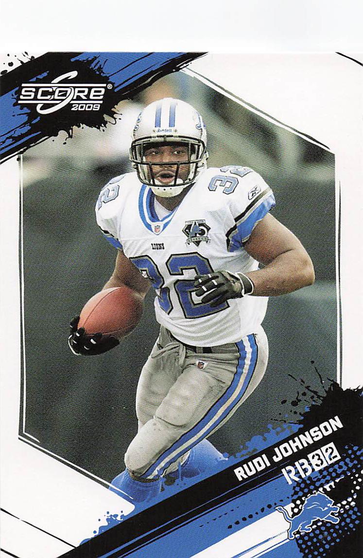 2009 Score Football Rudi Johnson #100
