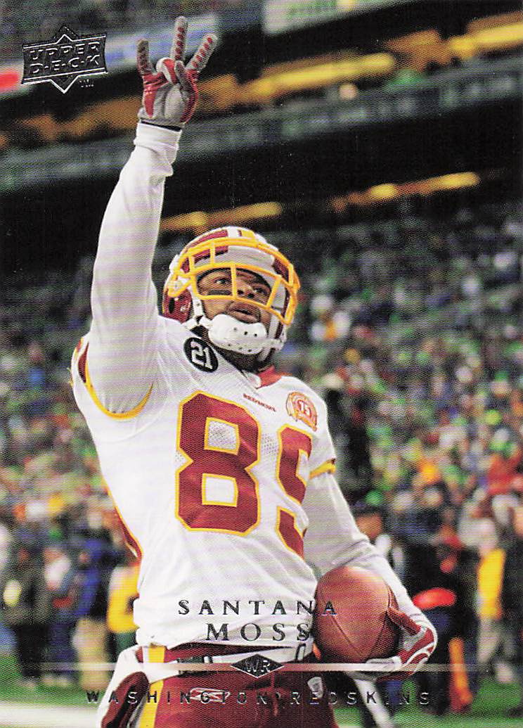 2008 Upper Deck Football Santana Moss #199