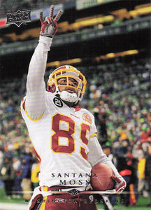 2008 Upper Deck Football Santana Moss #199