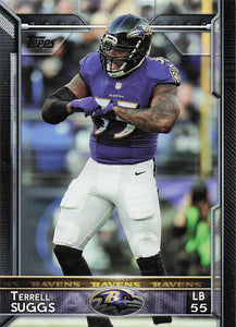 2015 Topps Chrome Football Terrell Suggs #31