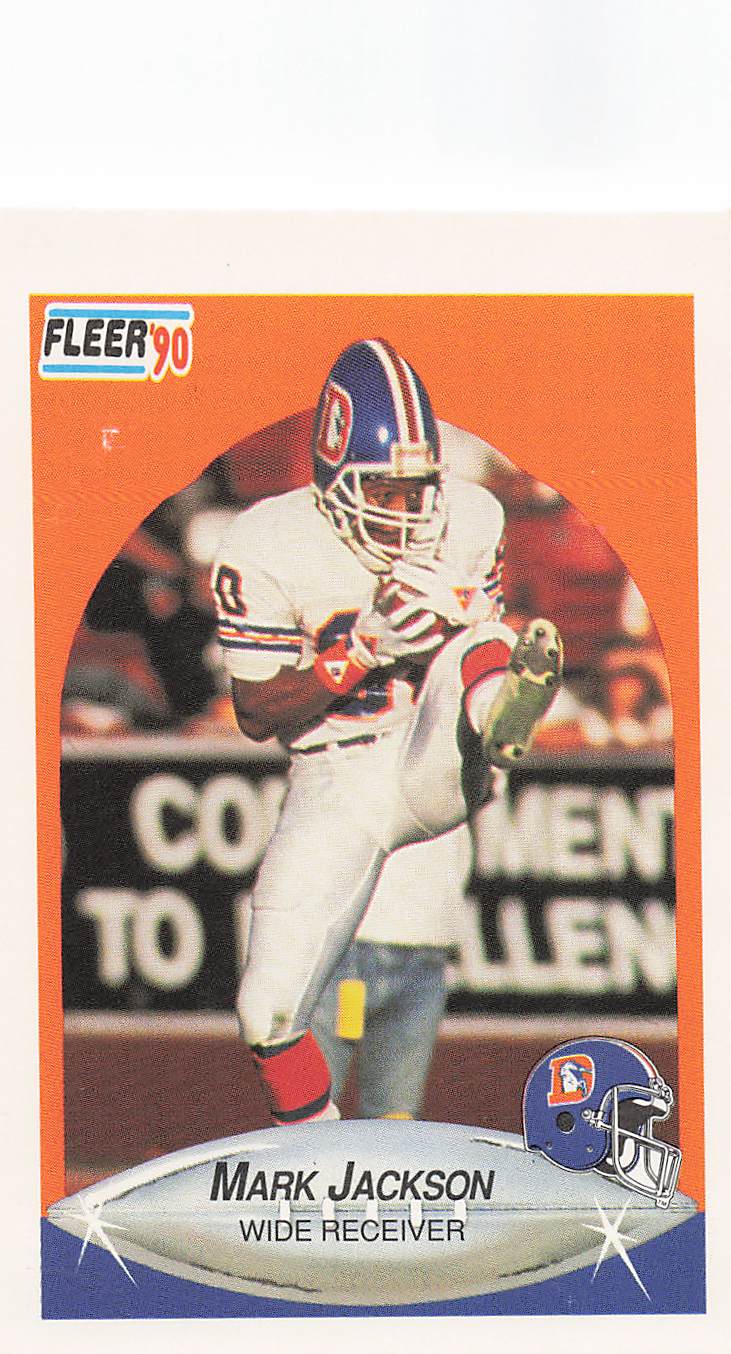 1990 Fleer Football Mark Jackson #24b