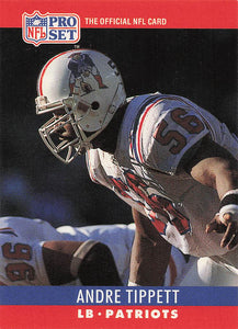 1990 Pro Set Football Andre Tippett #208