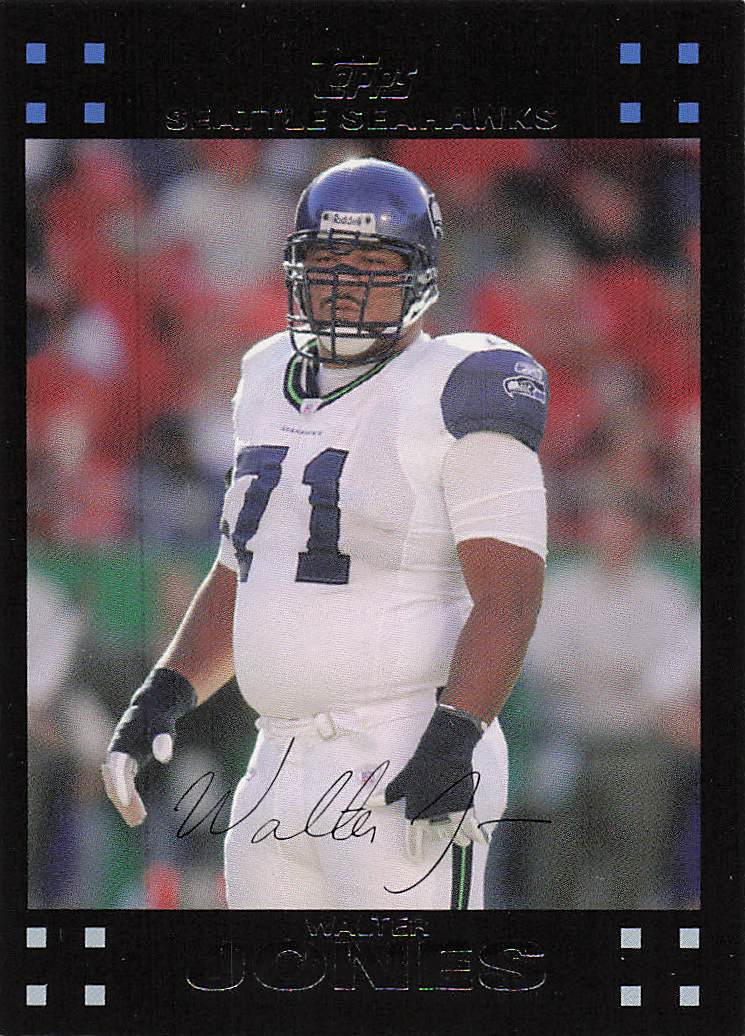2007 Topps Football Walter Jones #285
