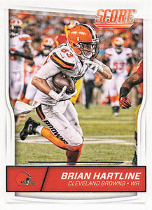 2016 Score Football Brian Hartline #80