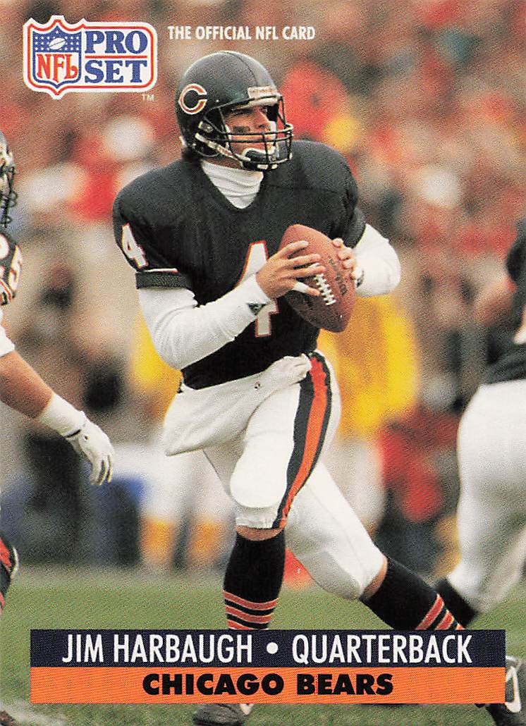 1991 Pro Set Football Jim Harbaugh #104