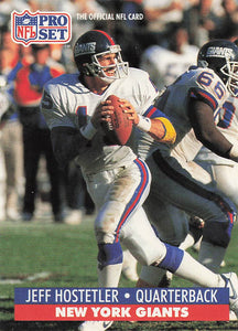 1991 Pro Set Football Jeff Hostetler #63