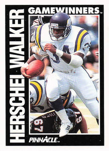 1991 Pinnacle Football Herschel Walker #370