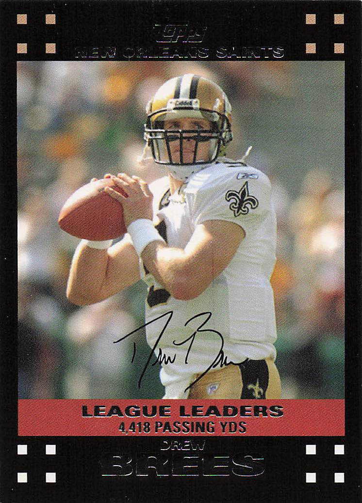 2007 Topps Football Drew Brees #429