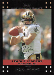 2007 Topps Football Drew Brees #429