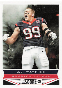 2013 Score Football J.J. Watt #86