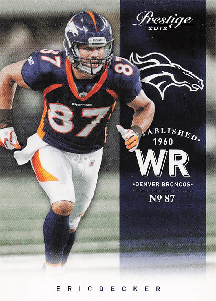 2012 Panini Prestige Football Eric Decker #60