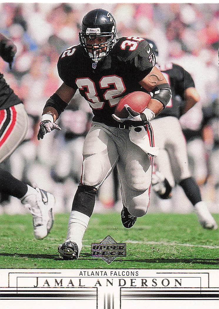 2001 Upper Deck Football Jamal Anderson #6