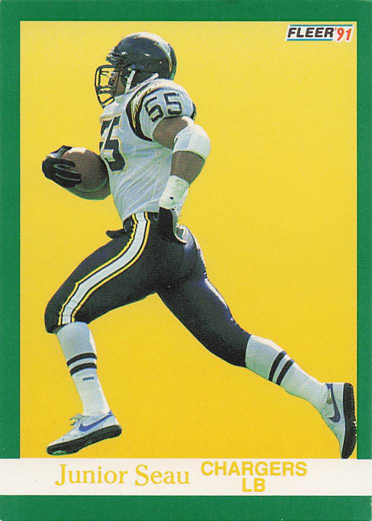 1991 Fleer Football Junior Seau #179