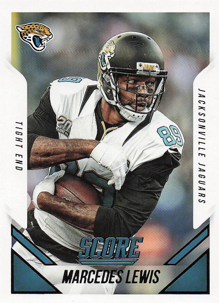 2015 Score Football Marcedes Lewis #237