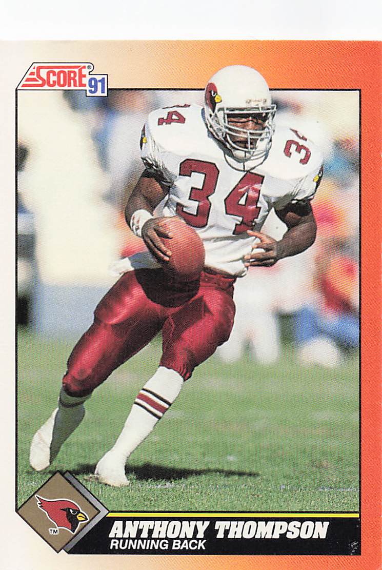 1991 Score Football Anthony Thompson #437