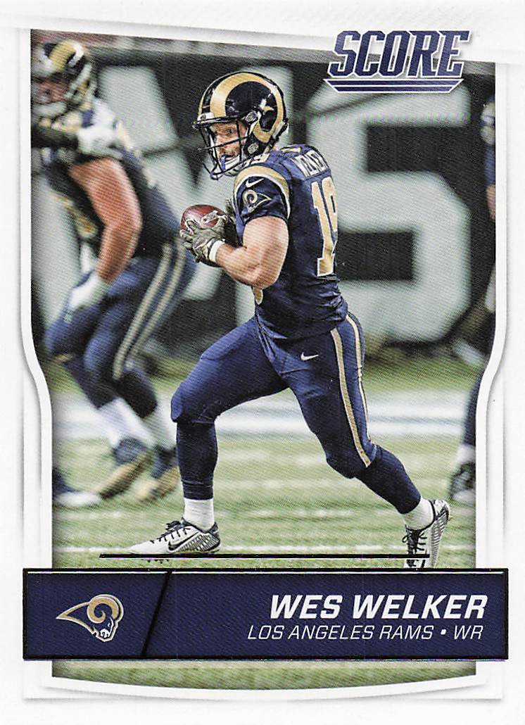 2016 Score Football Wes Welker #294
