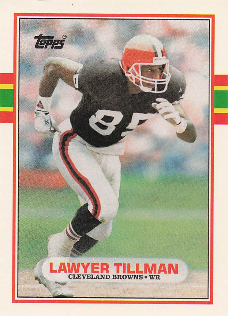 1989 Topps Traded Football Lawyer Tillman #41T