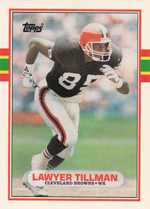 1989 Topps Traded Football Lawyer Tillman #41T