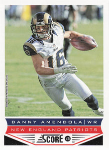 2013 Score Football Danny Amendola #124