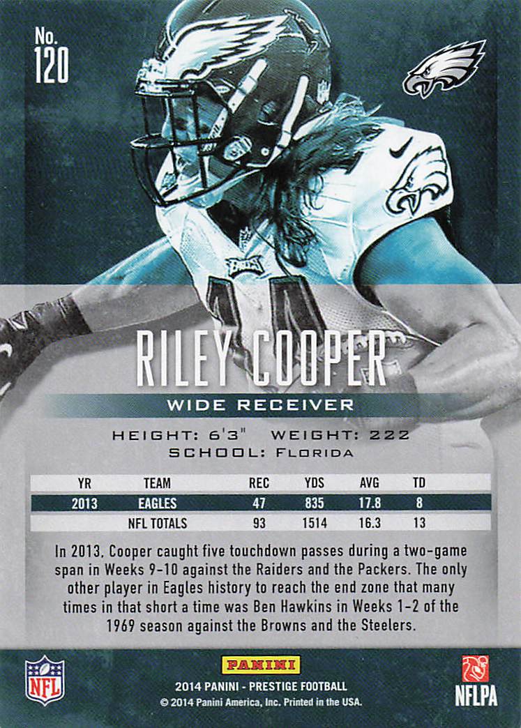 2014 Panini Prestige Football Riley Cooper #120