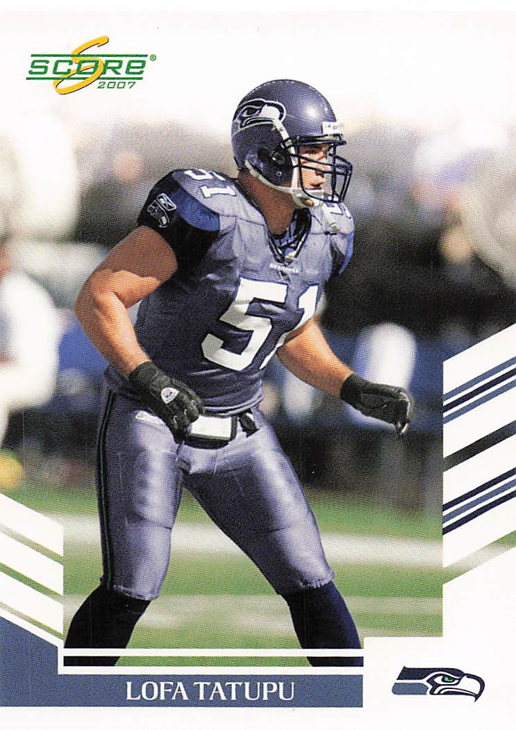 2007 Score Football Lofa Tatupu #134
