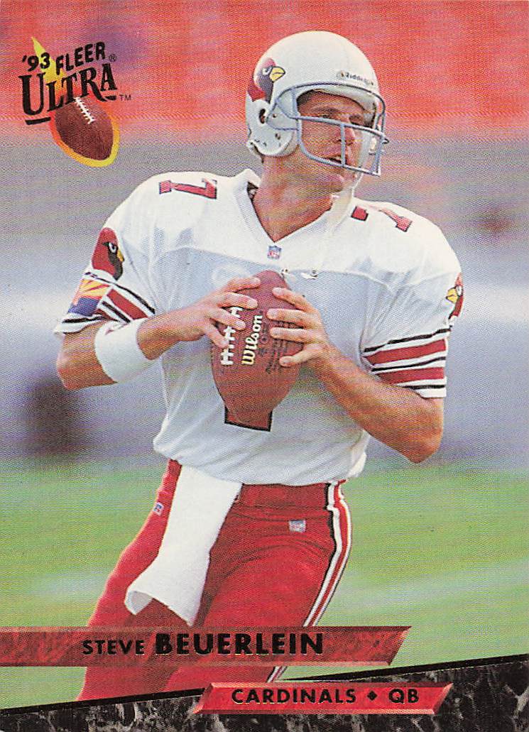1993 Ultra Football Steve Beuerlein #372