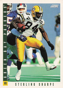 1993 Score Football Sterling Sharpe #91