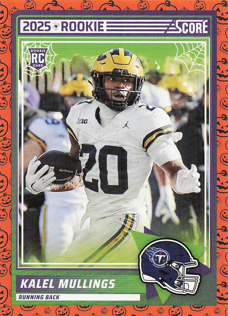 2025 Score-A-Treat Football Kalel Mullings #62 Rookie