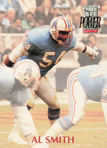 1992 Pro Set Power Football Al Smith #154