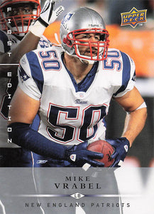 2008 Upper Deck Football Mike Vrabel #116