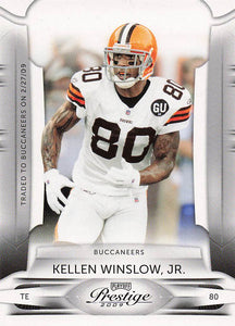 2009 Playoff Prestige Football Kellen Winslow, Jr. #25