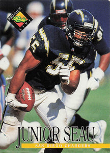 1994 Pro Line Live Football Junior Seau #132