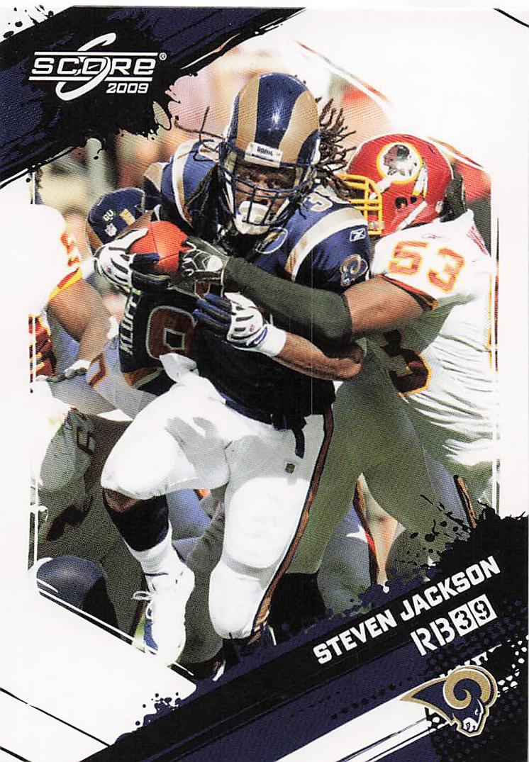 2009 Score Inscriptions Football Steven Jackson #270