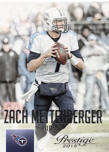 2015 Panini Prestige Football Zach Mettenberger #123