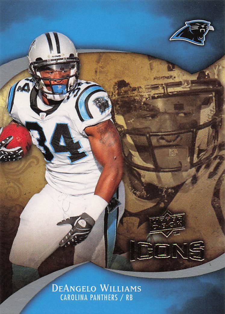 2009 Upper Deck Icons Football DeAngelo Williams #39