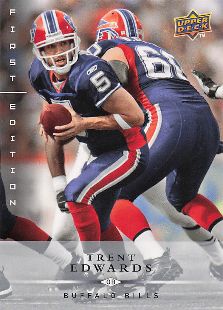 2008 Upper Deck Football Trent Edwards #18