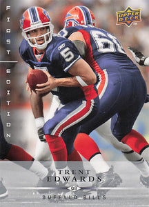 2008 Upper Deck Football Trent Edwards #18
