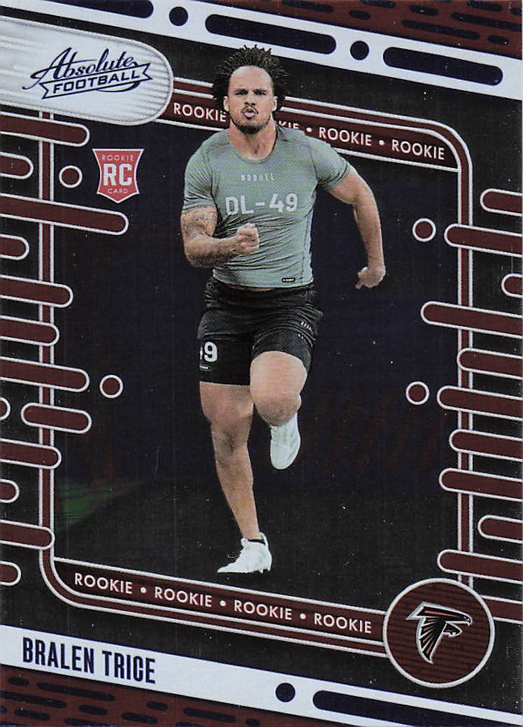 2024 Panini Absolute Football Blue Bralen Trice #163