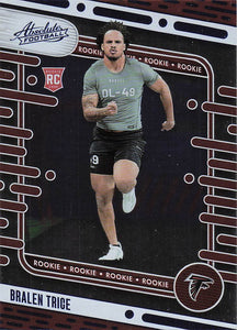 2024 Panini Absolute Football Blue Bralen Trice #163