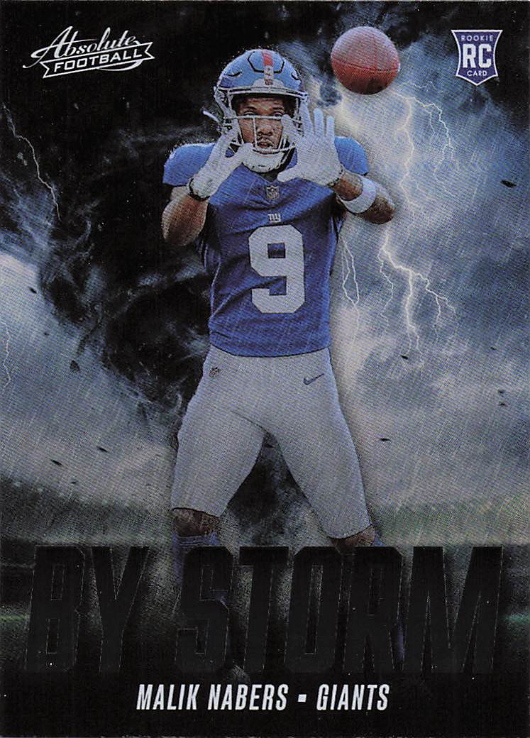 2024 Panini Absolute Football By Storm Malik Nabers #BS-MNS