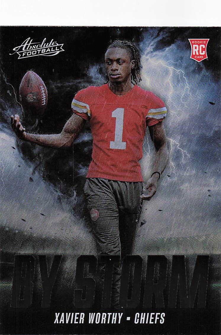 2024 Panini Absolute Football By Storm Xavier Worthy #BS-XWY