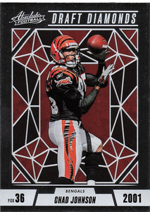 2024 Panini Absolute Football Draft Diamonds Chad Johnson #DD-CJN