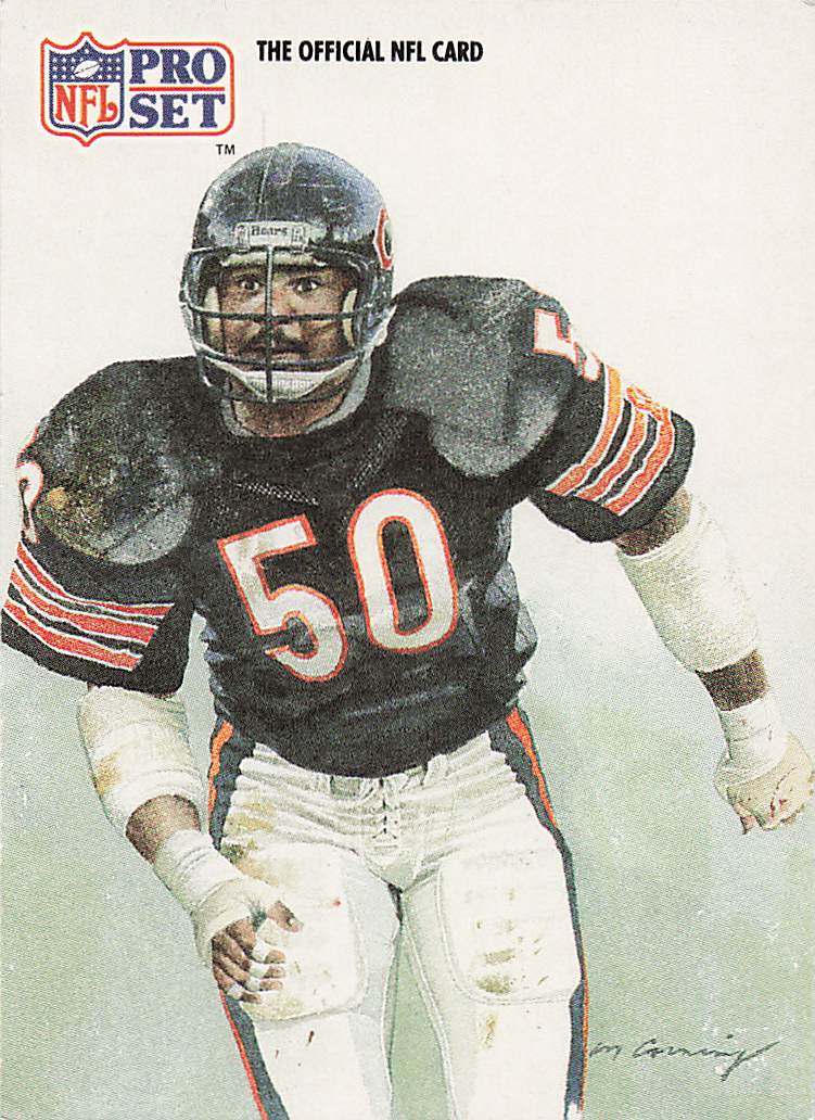 1991 Pro Set Football Mike Singletary #396