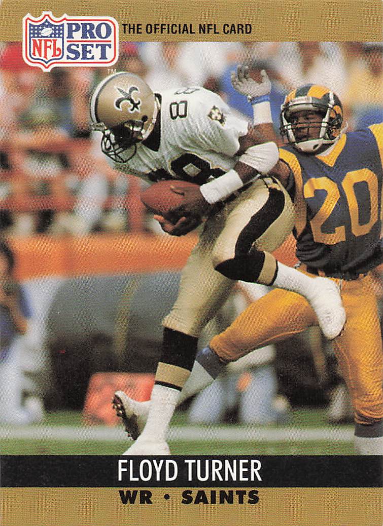 1990 Pro Set Football Floyd Turner #590 Rookie