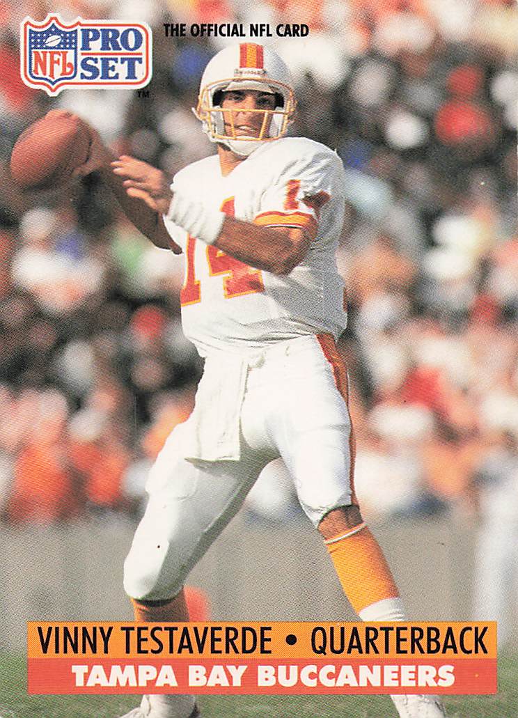 1991 Pro Set Football Vinny Testaverde #314